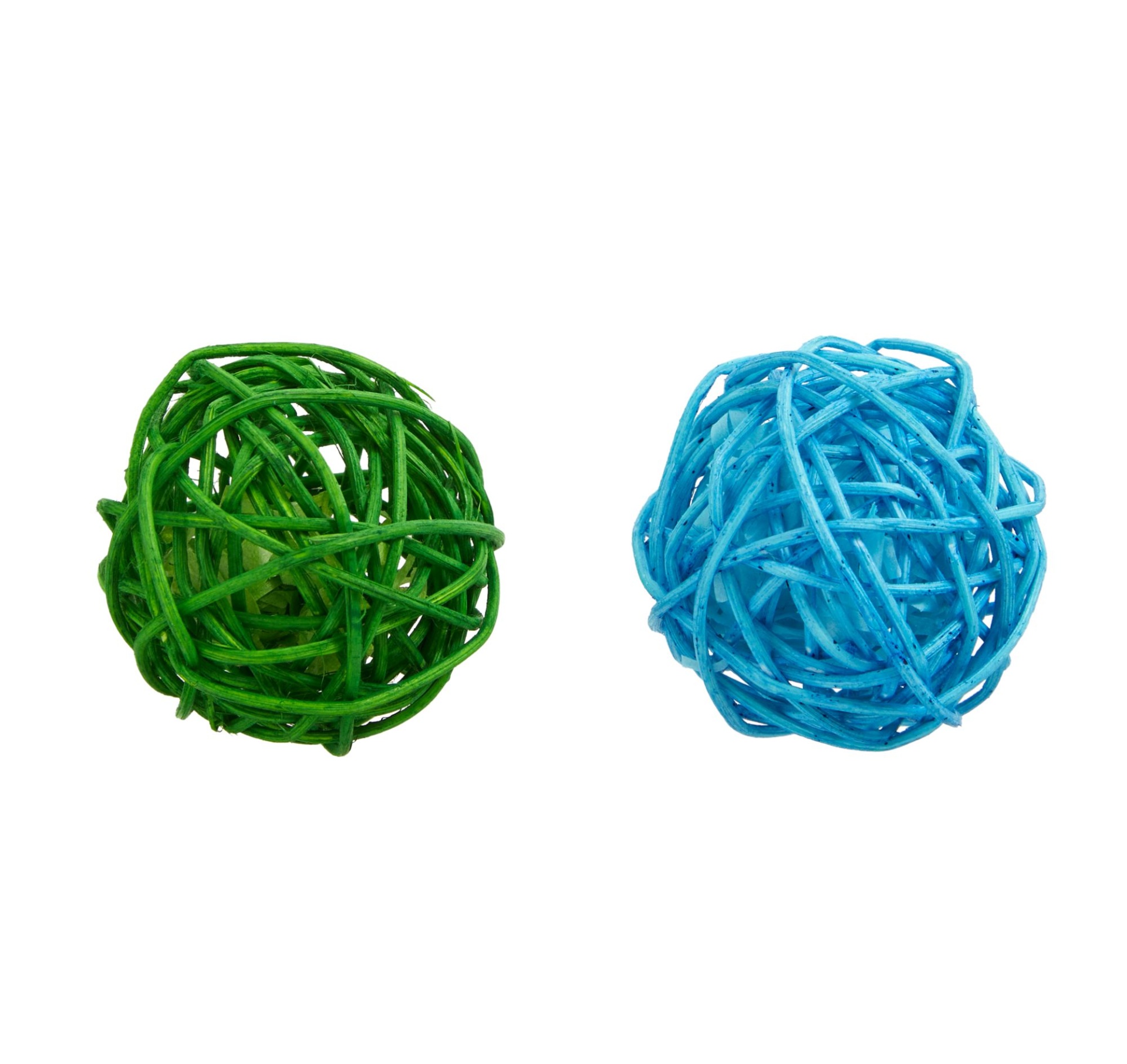 slide 1 of 1, Full Cheeks Small Pet Willow Raffia Ball Chews, 1 ct