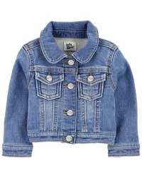 Oshkosh Baby Classic Knit-Like Denim Jacket Degrassi Wash 12M