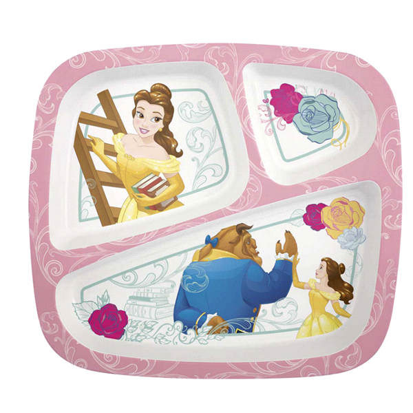 Disney Princess Plastic 3-section Seal Food Storage Container - Zak Designs  : Target