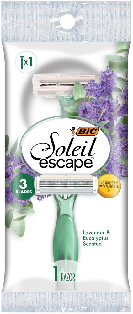 slide 1 of 1, Bic Soleil Escape Razor, 1 ct