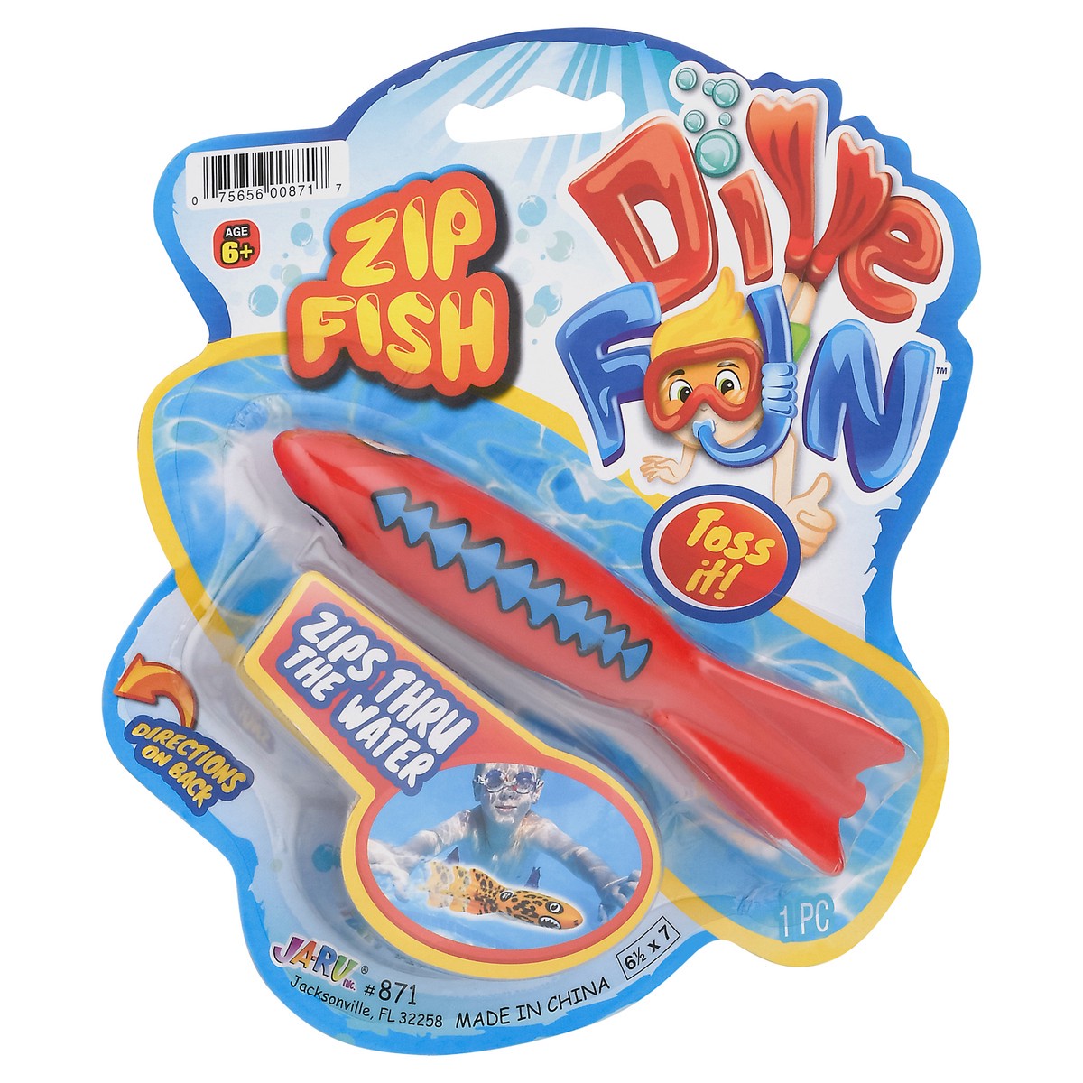 slide 2 of 9, Ja-Ru Jaru Dive Fun Zip Fish, 1 ct