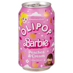 Olipop Peaches & Cream Sparkling Tonic- 12 fl oz