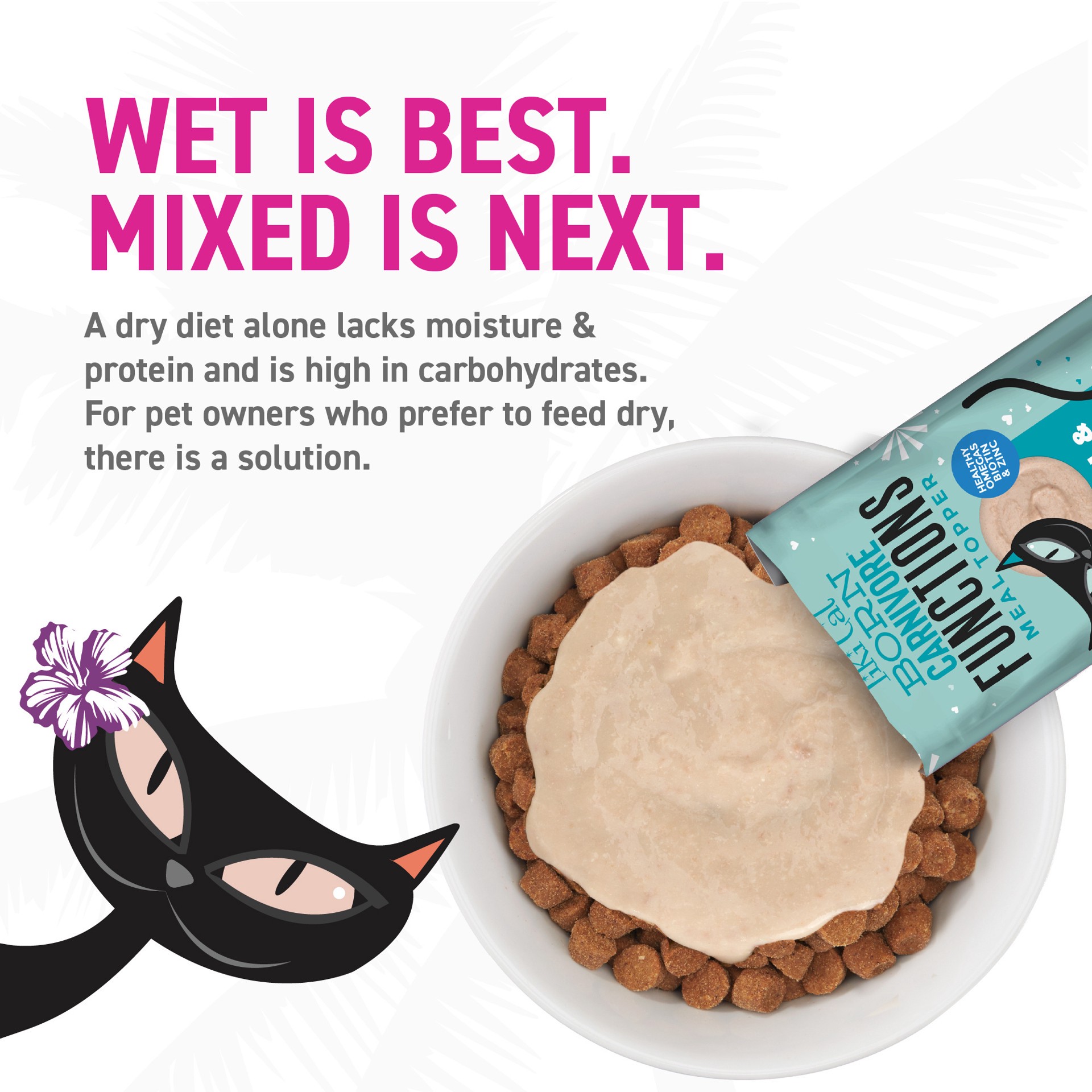 slide 5 of 9, Tiki Cat® Solutions™ Mousse Topper - Skin+coat, 1.5 Oz, 1.5 oz