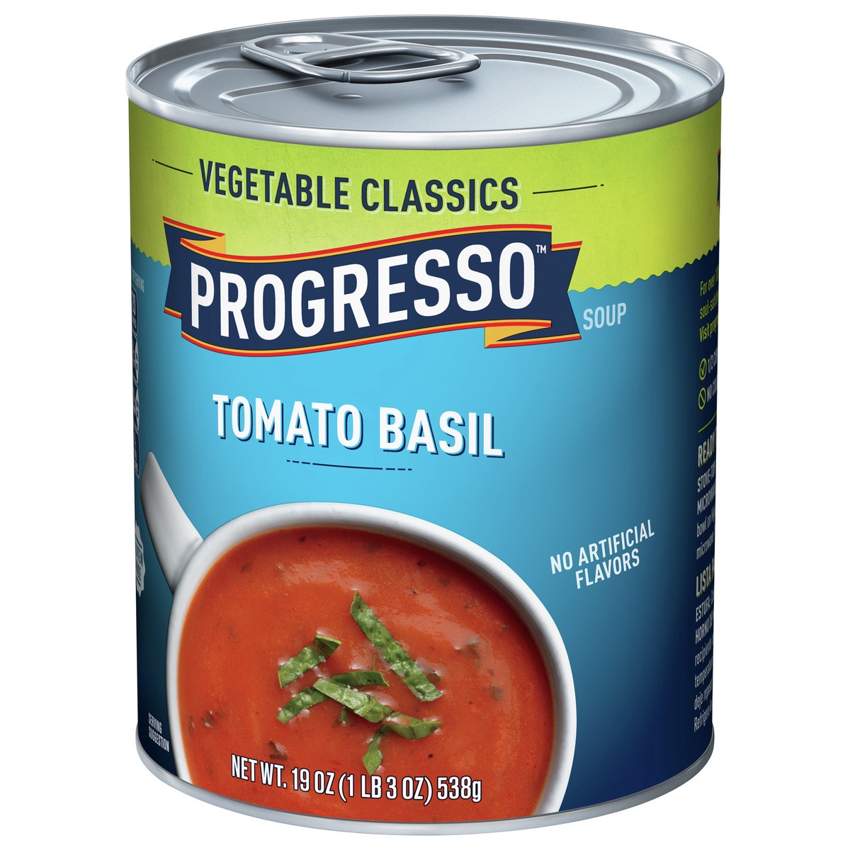 slide 5 of 9, Progresso Tomato Basil Soup, Vegetable Classics Canned Soup, Gluten Free, 19 oz, 19 oz