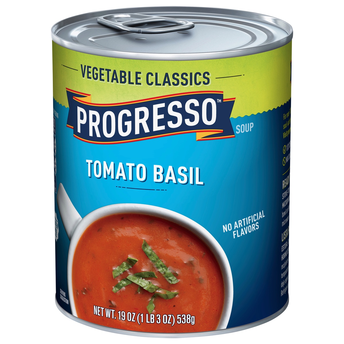 slide 3 of 11, Progresso Vegetable Classics Tomato Basil Gluten-Free Canned Soup, 19 oz, 19 oz