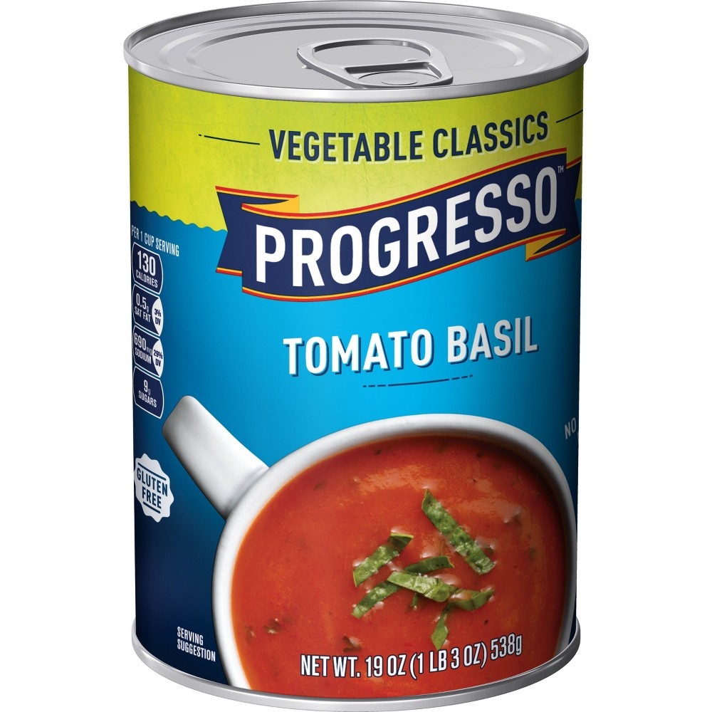 Progresso Soup, Vegetable Classics, Tomato Basil Soup 19 oz | Shipt