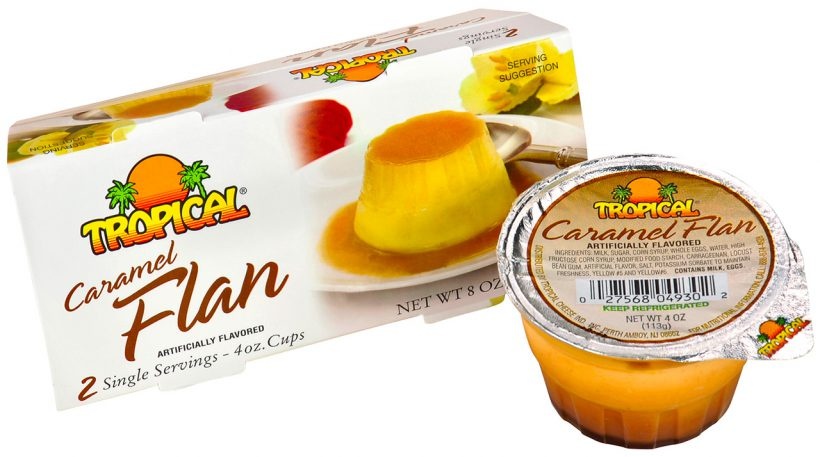 slide 1 of 1, Tropical Caramel Flan Twin Pack, 8 oz