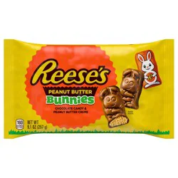 Reese's Milk Chocolate Peanut Butter Crème Bunnies Easter Candy Bag - 9.1 oz
