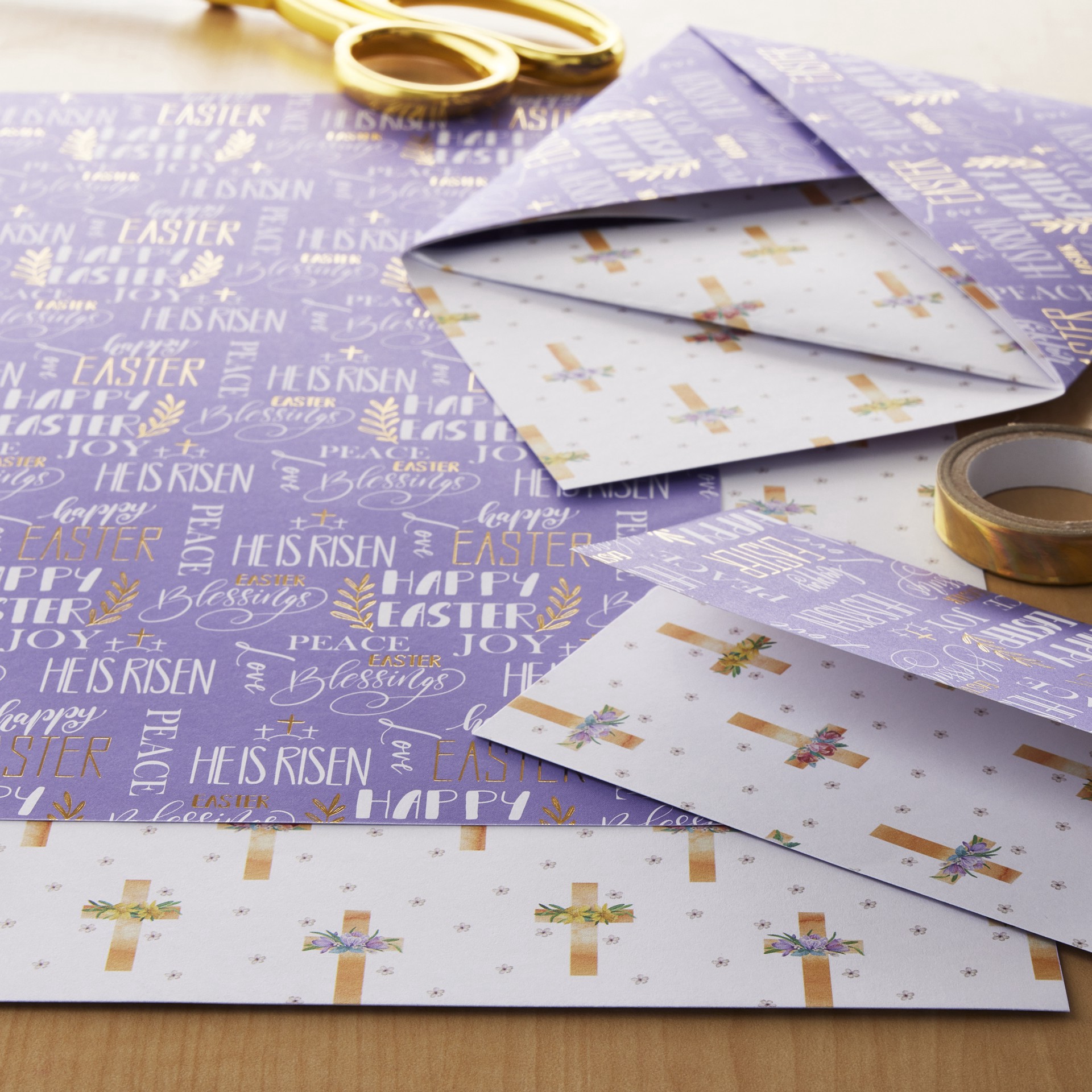 slide 3 of 4, Easter Religious Double-Sided Cardstock Paper By Recollections, 12" X 12", 12 in x 12 in