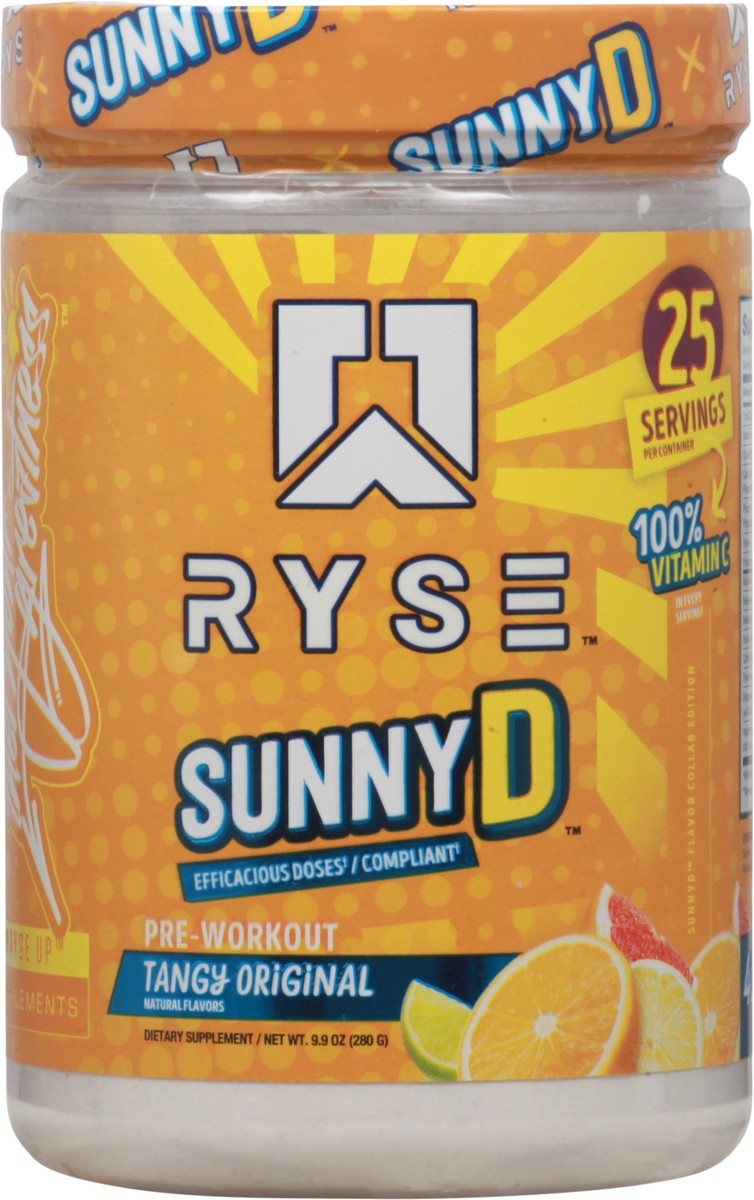 slide 7 of 9, Ryse Sunny D Tangy Original Pre-Workout 9.9 oz, 9.9 oz