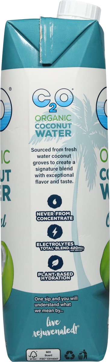 slide 13 of 13, C2O Organic Original Coconut Water 33.8 fl oz - 33.8 fl oz, 33.8 fl oz