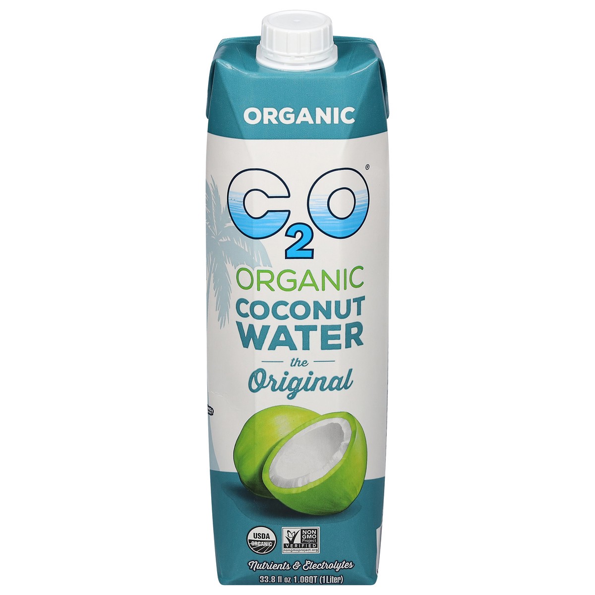slide 1 of 13, C2O Organic Original Coconut Water 33.8 fl oz - 33.8 fl oz, 33.8 fl oz