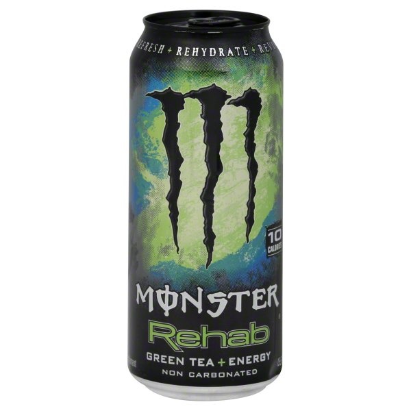 slide 1 of 6, Monster Energy Green Tea Energy Drink, 16 oz