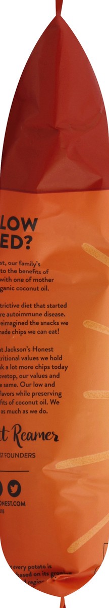 slide 3 of 5, Jackson's Honest Coconut Oil Chips Potato Bbq, 5 oz