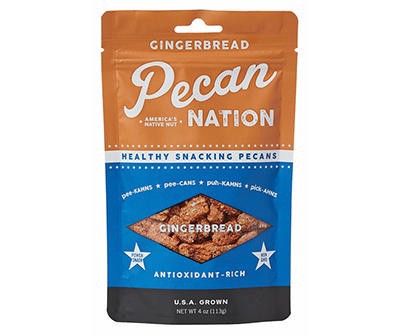 slide 1 of 1, Pecan Nation Gingerbread, 4 oz