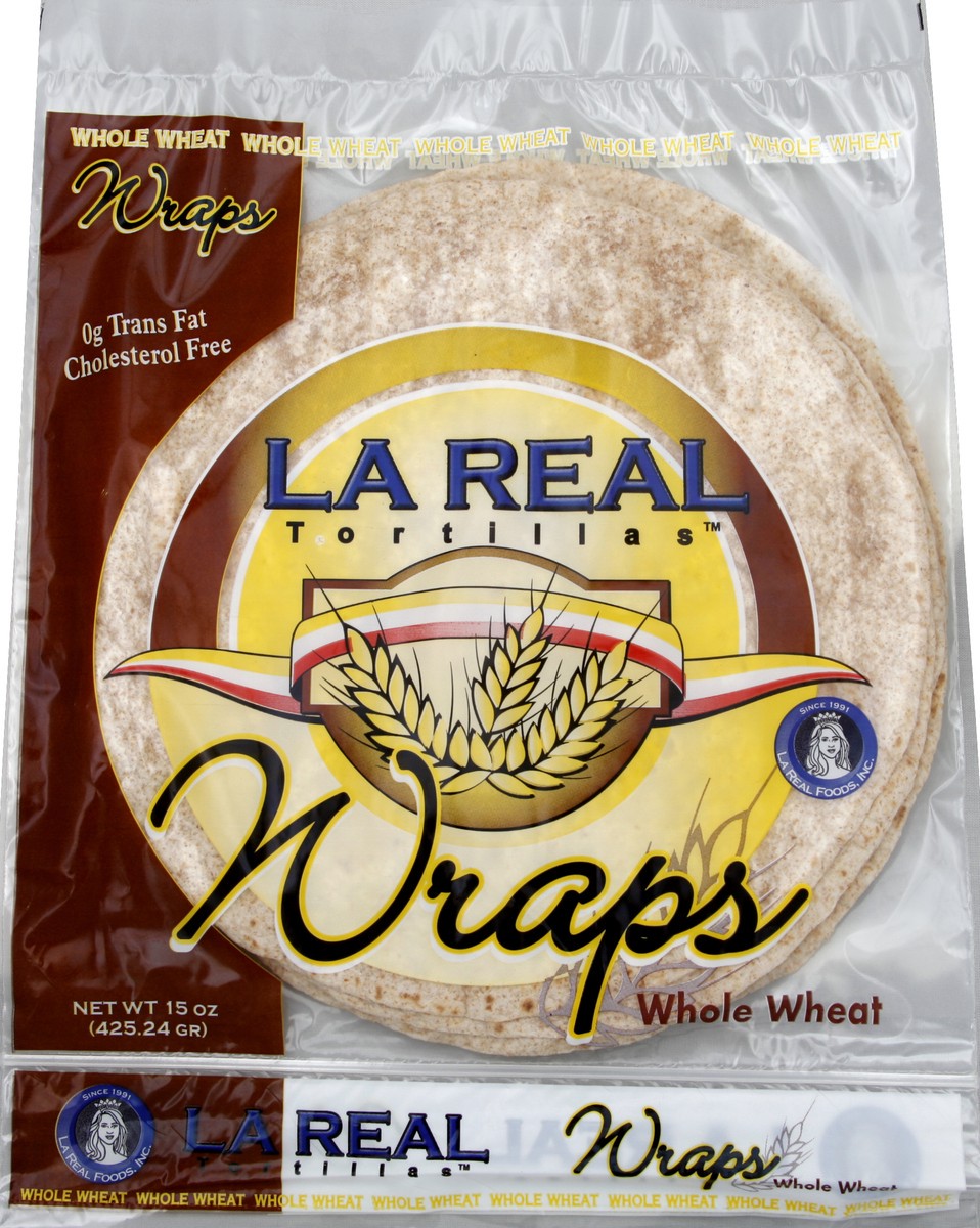 slide 2 of 5, La Real Wraps 15 oz, 15 oz