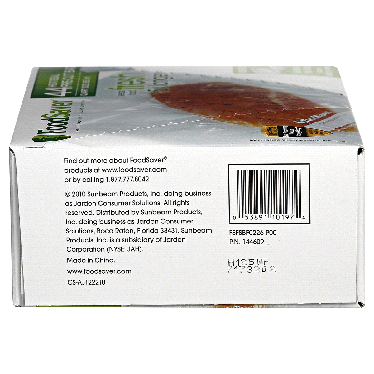 slide 5 of 8, FoodSaver Quart Heat Seal Bags, FSFSBF0226-P00, 44 ct