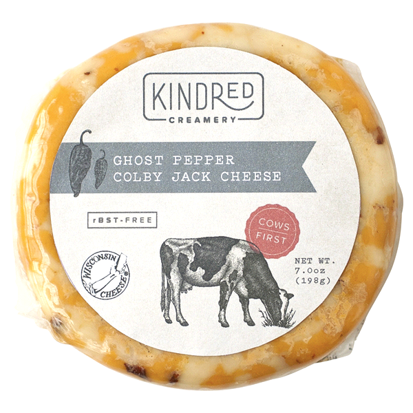 slide 1 of 1, Kindred Creamery Monterey Jack Wedge, 7 oz