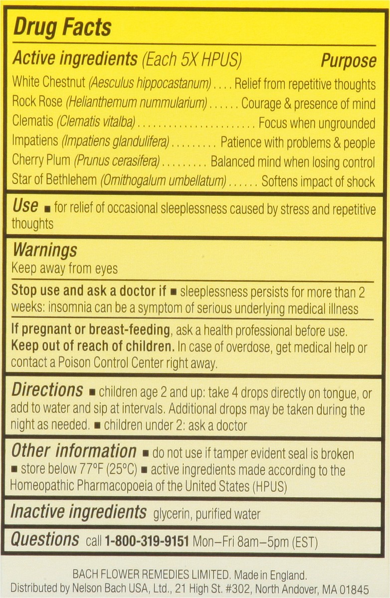slide 2 of 9, Bach Original Flower Remedies Rescue Sleep Kids Natural Sleep Aid for Kids Dropper 0.35 fl oz, 0.35 fl oz
