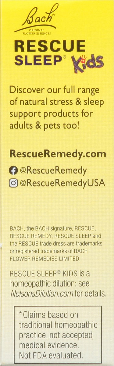 slide 4 of 9, Bach Original Flower Remedies Rescue Sleep Kids Natural Sleep Aid for Kids Dropper 0.35 fl oz, 0.35 fl oz