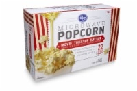 slide 1 of 1, Kroger Movie Theater Butter Microwave Popcorn, 22 ct / 3 oz