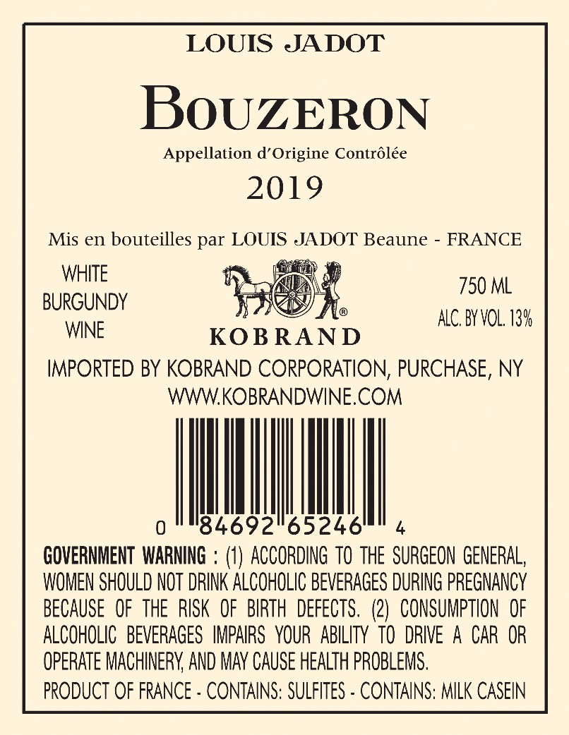 slide 6 of 6, Louis Jadot - Burgundy Louis Jadot Burg - Bouzeron Domaine Gagey 2019 (750x6), 750 ml