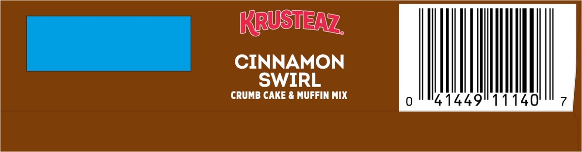 slide 8 of 9, Krusteaz Cinnamon Swirl Crumb Cake & Muffin Mix, 21 oz
