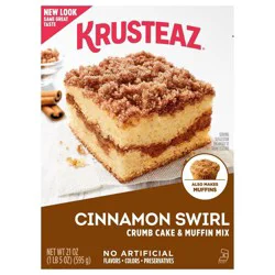 Krusteaz Cinnamon Swirl Crumb Cake & Muffin Mix 21 oz