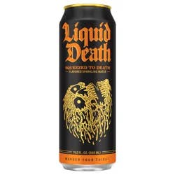 Liquid Death, Squeezed to Death, Orange-Flavored Sparkling Water