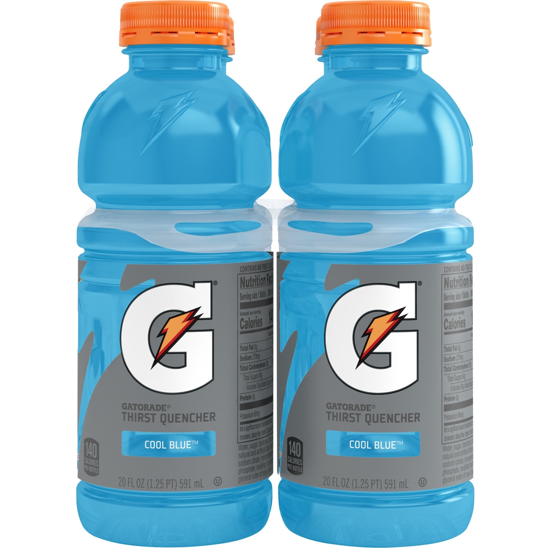 Gatorade, Cool Blue, Bottles (Pack of 8)
