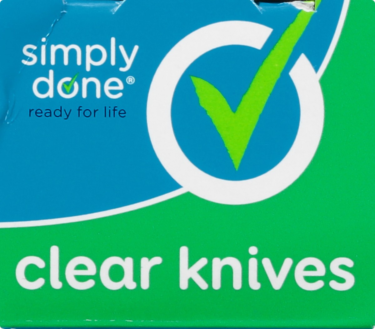slide 9 of 13, Simply Done Clear Knives 24 ea, 24 ct