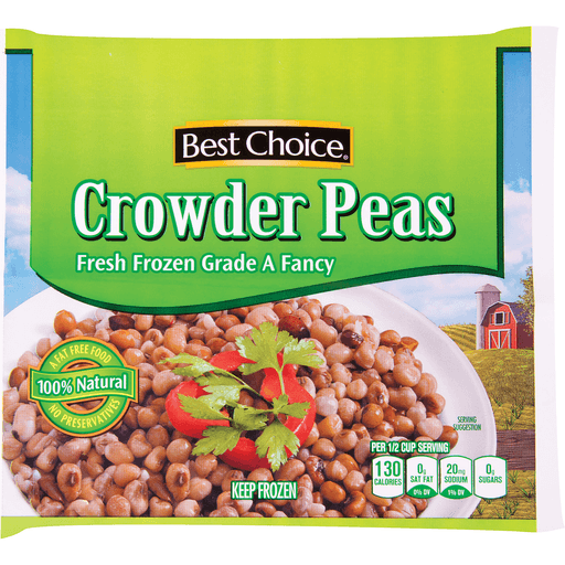 slide 1 of 1, Best Choice Crowder Peas, 16 oz