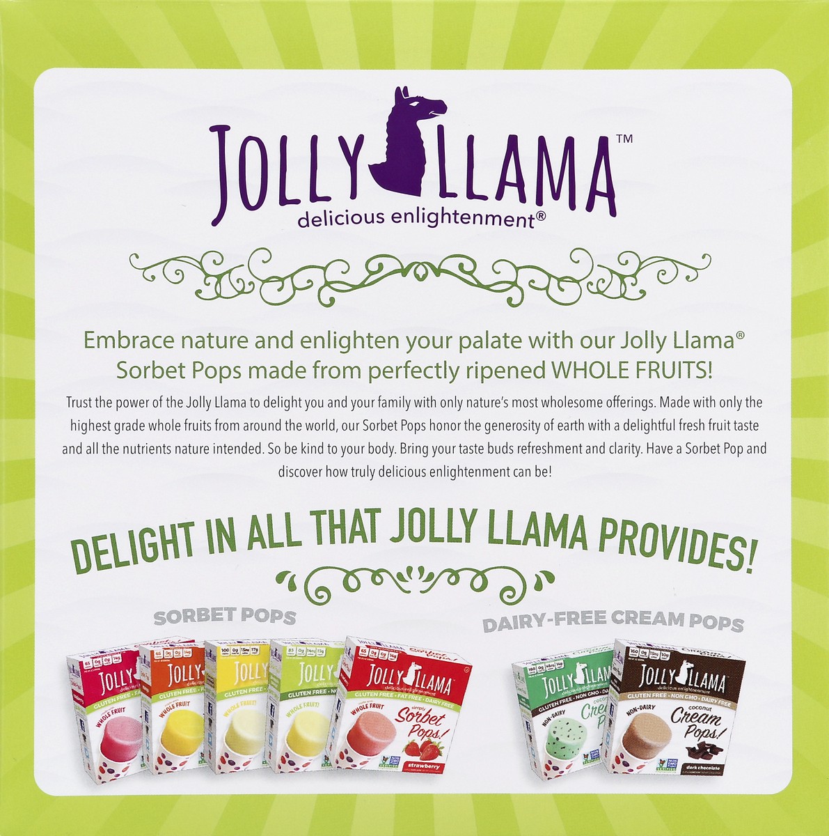 slide 5 of 6, Jolly Llama Pops 4 ea, 4 ct