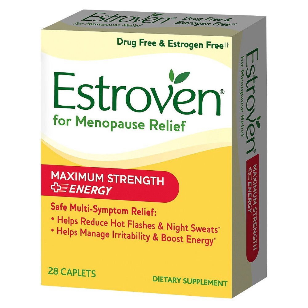 slide 2 of 2, Estroven Menopause Relief + Stress, 28 ct