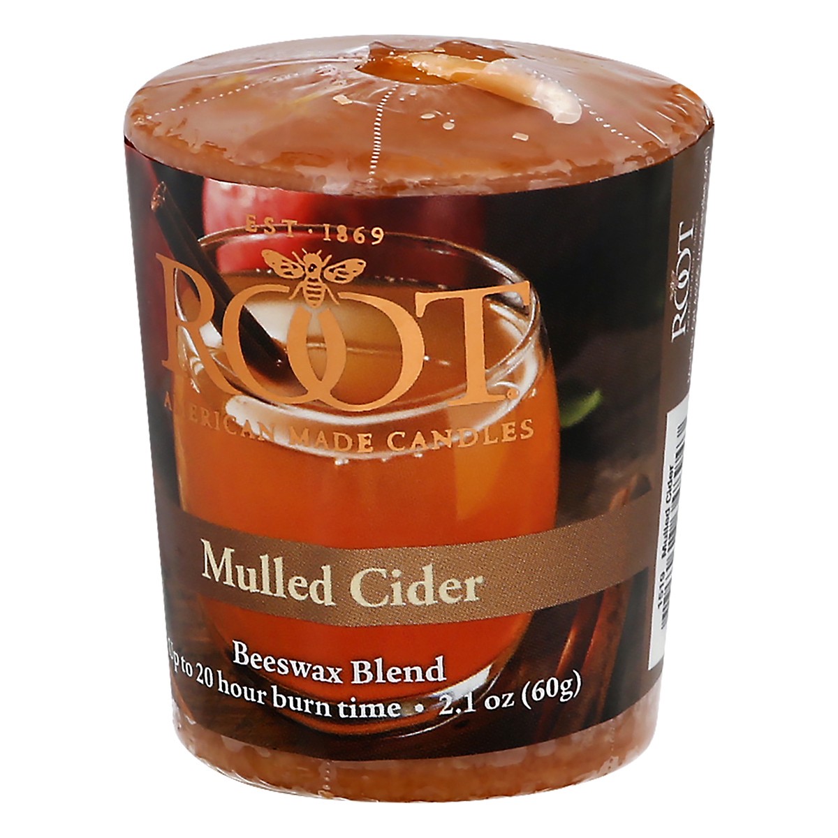 slide 5 of 11, Root Candles Mulled Cider Votive Candle, 1 ct