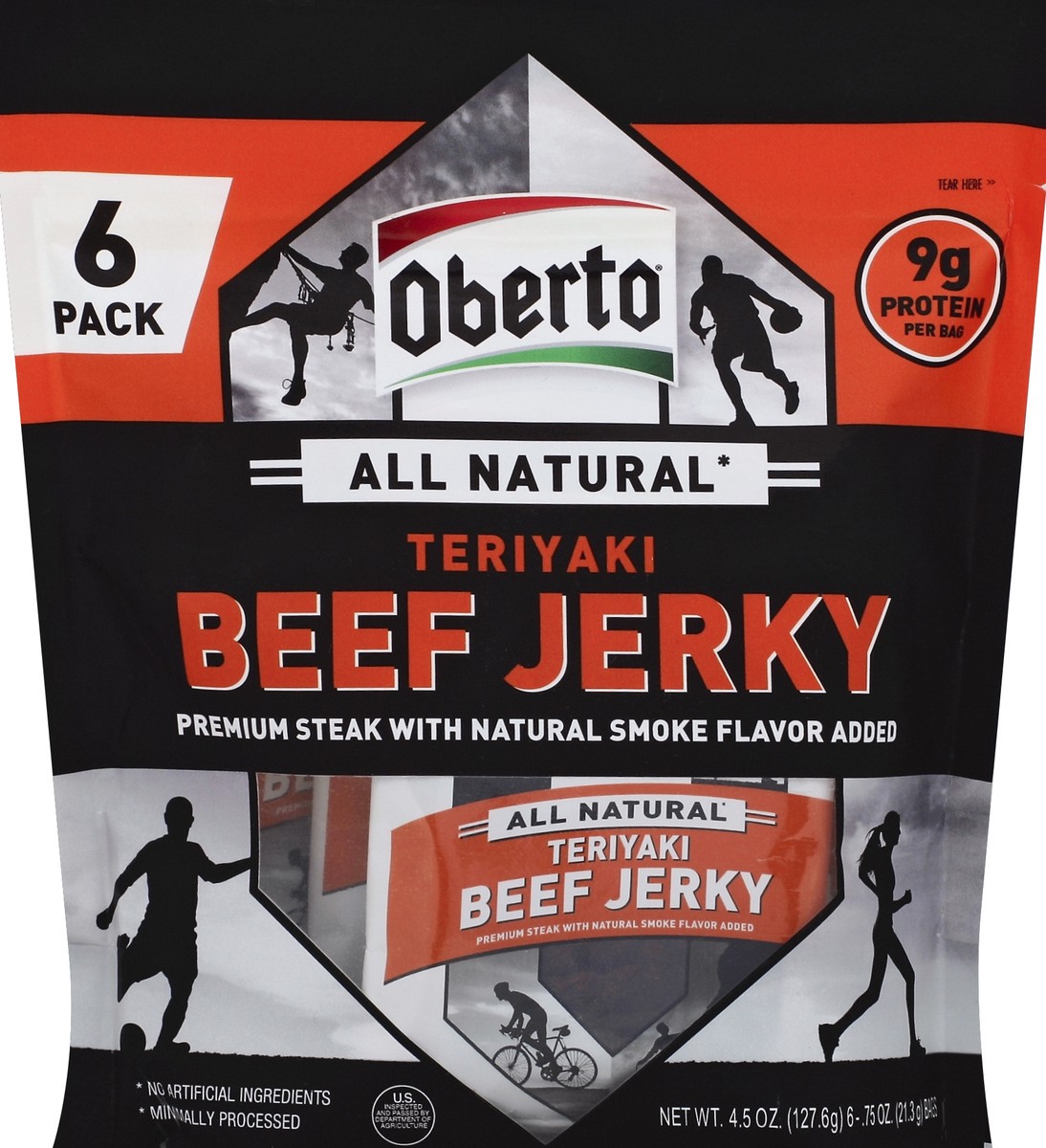 slide 2 of 4, Oberto Beef Jerky 6 ea, 6 ct