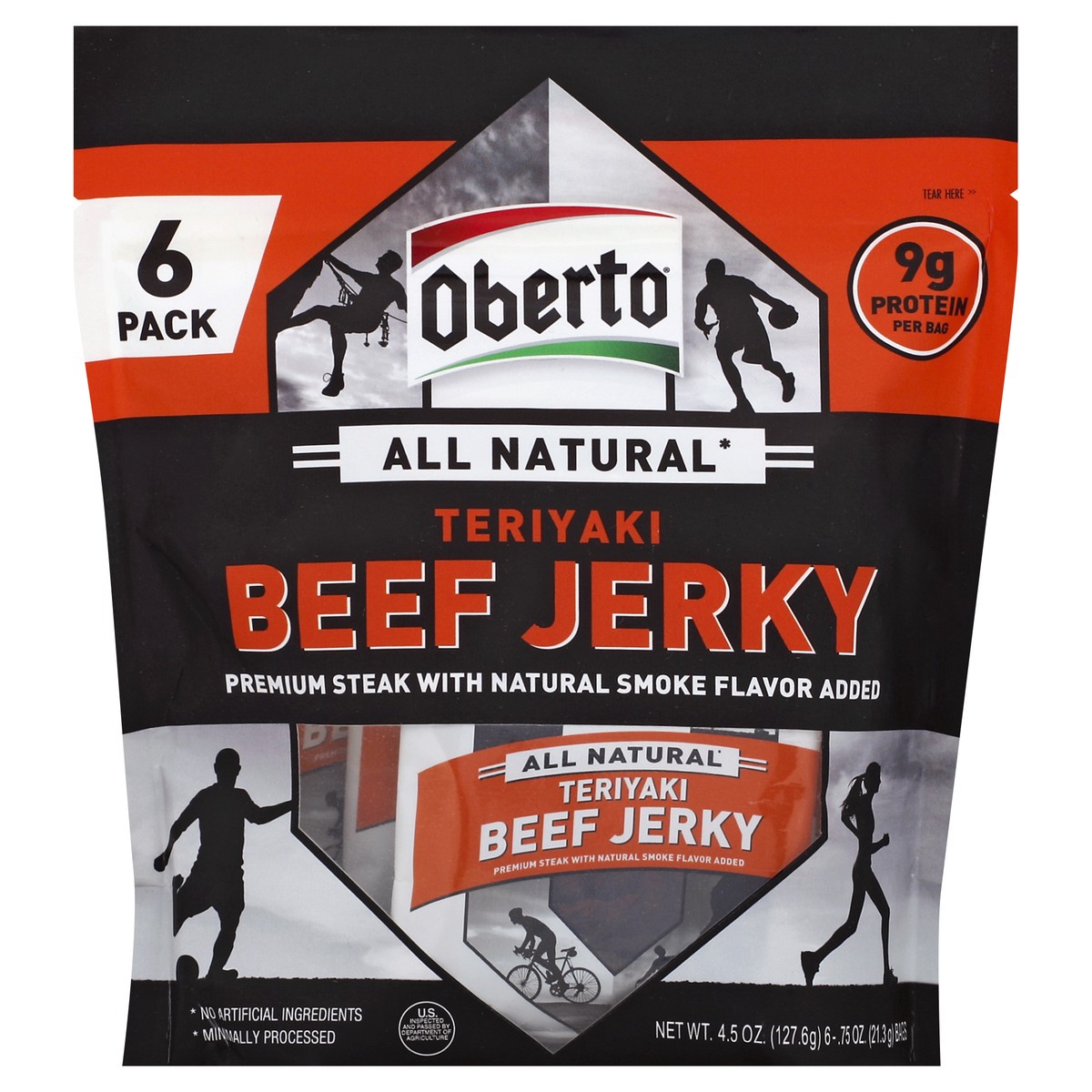 slide 3 of 4, Oberto Beef Jerky 6 ea, 6 ct