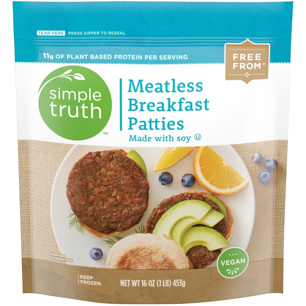 slide 1 of 1, Simple Truth Breakfast Patties 16 oz, 16 oz