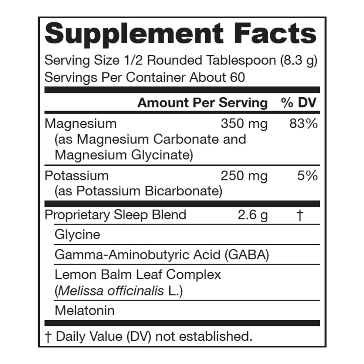 slide 6 of 10, Jarrow Formulas Soothing Night, Cherry Flavor - 1.1 lb - Promotes Nighttime Relaxation & Rest - Includes Magnesium, Melatonin, GABA & Lemon Balm - 60 Servings (PACKAGING MAY VARY), 17.6 oz