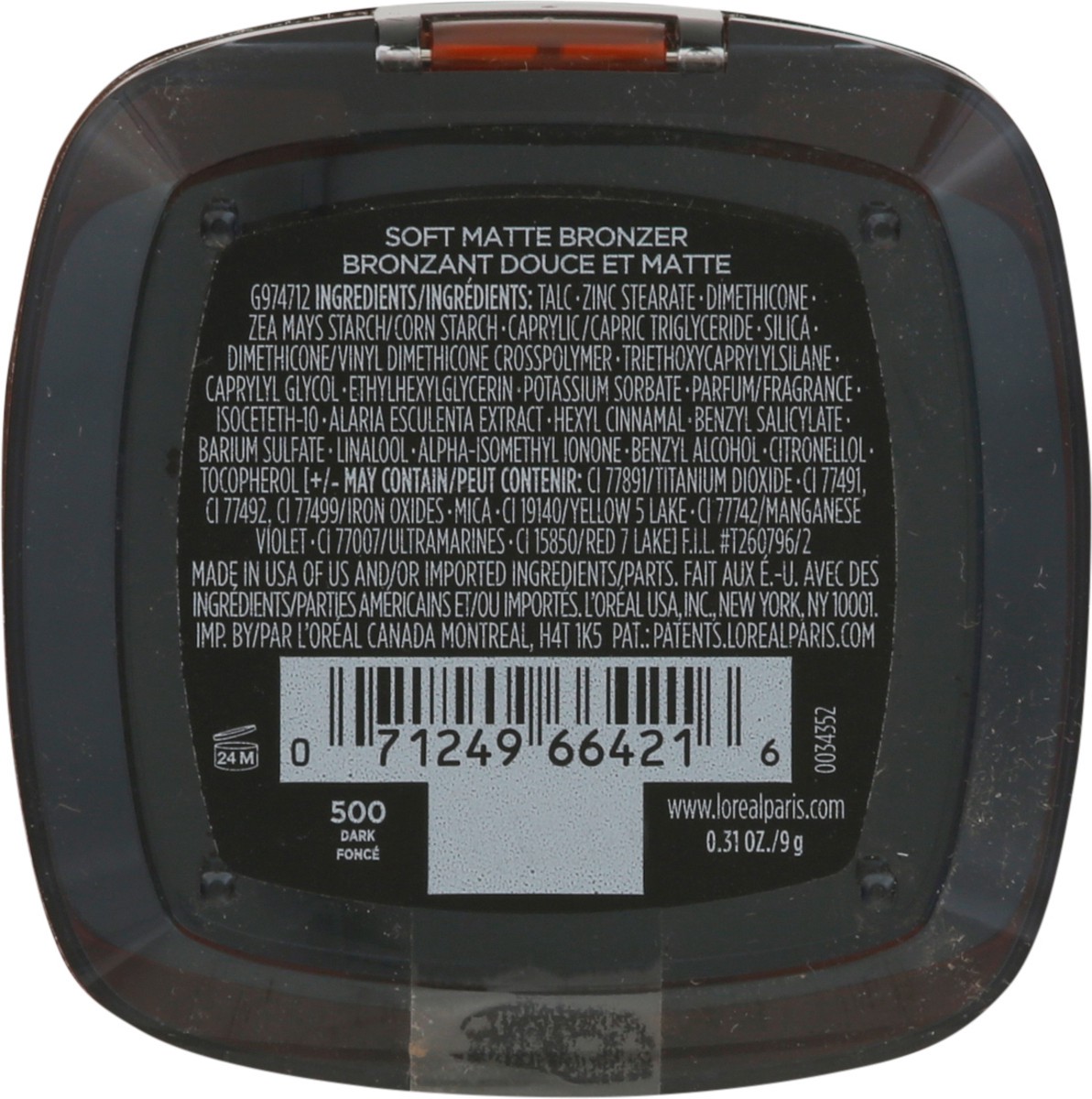 slide 7 of 9, L'Oréal Infallible Bronzer Dark, 0.31 oz