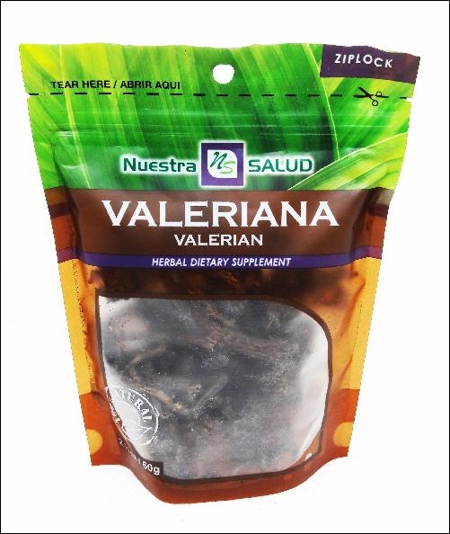 slide 1 of 1, Nuestra Salud N/Sld Valerian Root, 1.41 oz