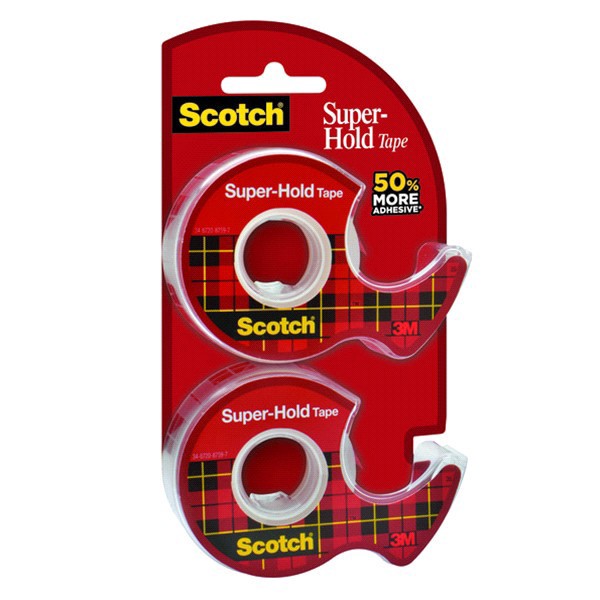 slide 5 of 9, Scotch Super-Hold Tape, 3/4 in x 600 in