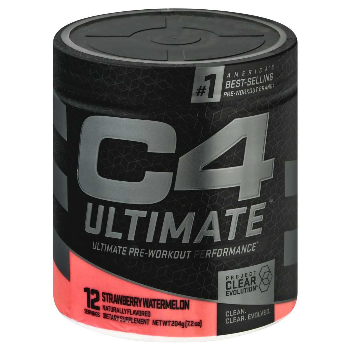 slide 1 of 9, C4 Sport Ultimate Strawberry Watermelon Pre-Workout, 204 g