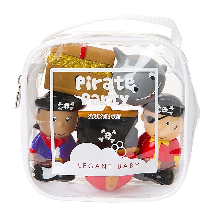 slide 3 of 3, Elegant Baby Pirate Party Squirties Bath Set, 1 ct
