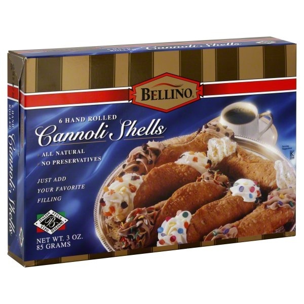 slide 1 of 1, Bellino Cannoli Shells - Hand Rolled, 3 oz