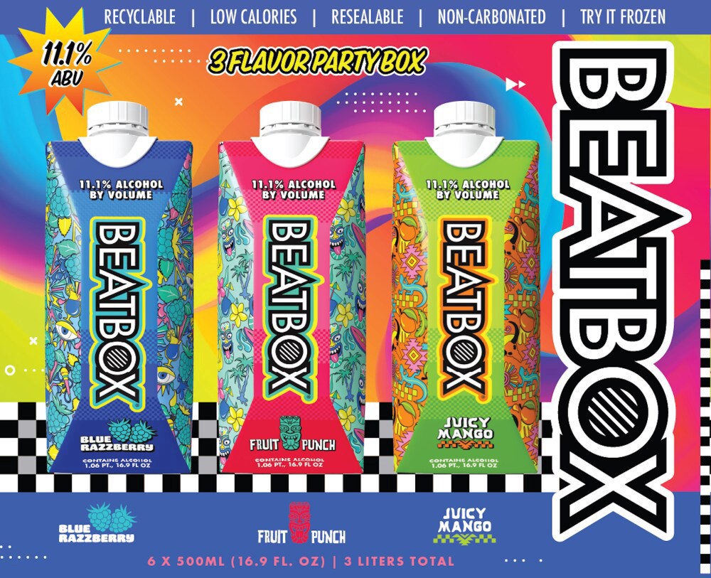 slide 3 of 4, Beat Box Variety 6 Pac, 6 ct; 500 ml