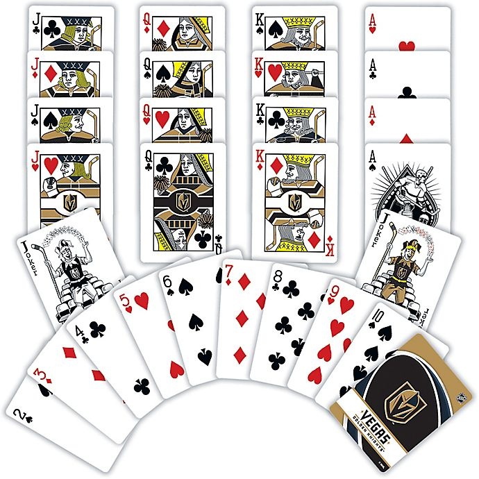 slide 3 of 3, NHL Las Vegas Golden Knights Playing Cards, 1 ct