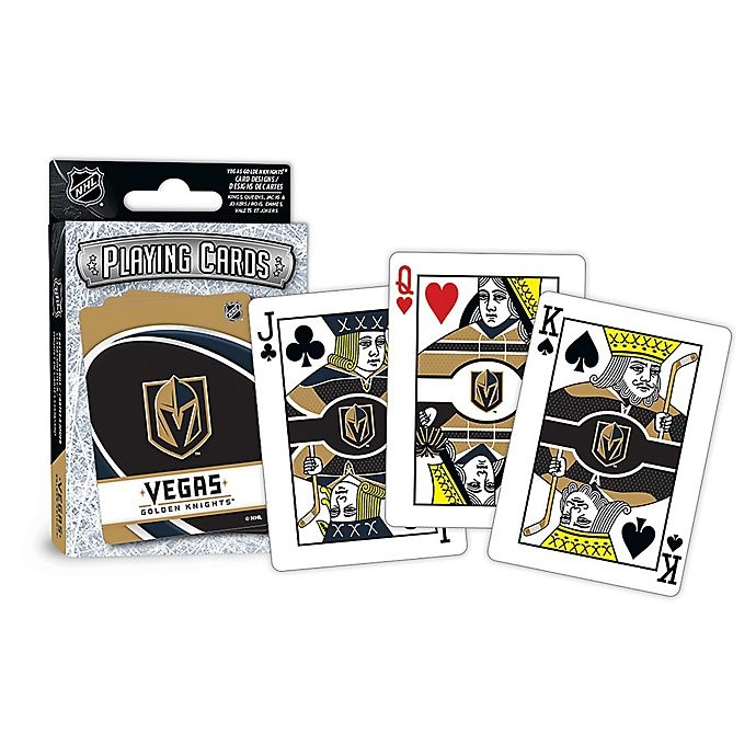 slide 1 of 3, NHL Las Vegas Golden Knights Playing Cards, 1 ct