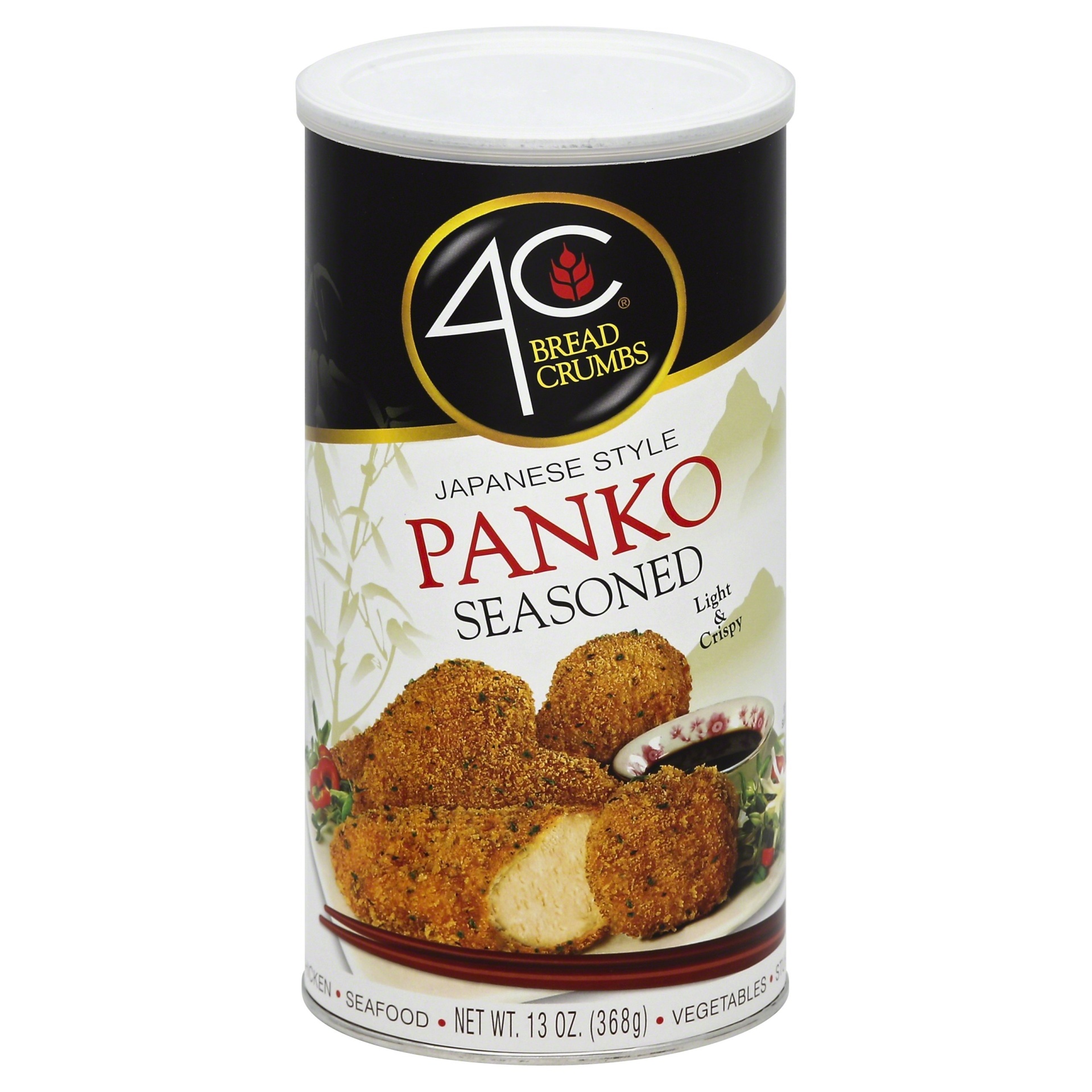 slide 1 of 8, 4C Panko Japanese Style Seasoned Bread Crumbs, 13 oz