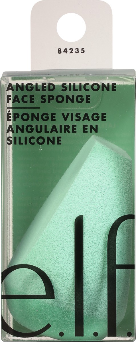 slide 5 of 9, e.l.f. Angled Silicone Face Sponge 1 ea, 1 ct